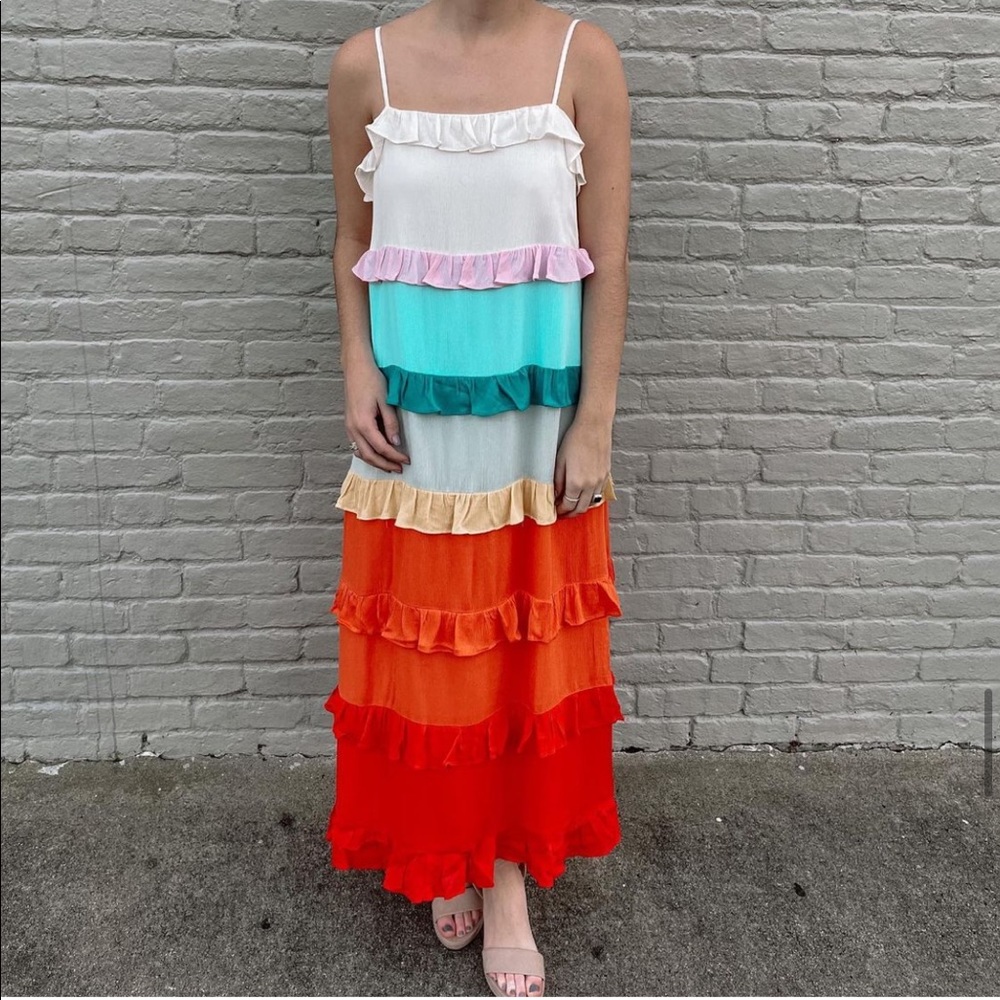Rainbow Maxi Dress